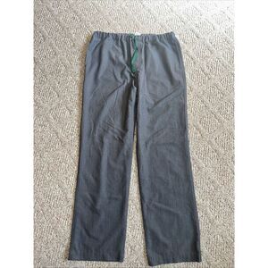 Figs Technical Collection Pants Mens Medium‎ Gray Scrubs Stretch Drawstring Work